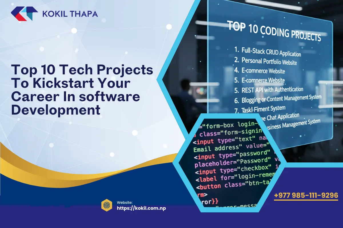 Top 10 Tech Projects to Kickstart Your Career in Software Development