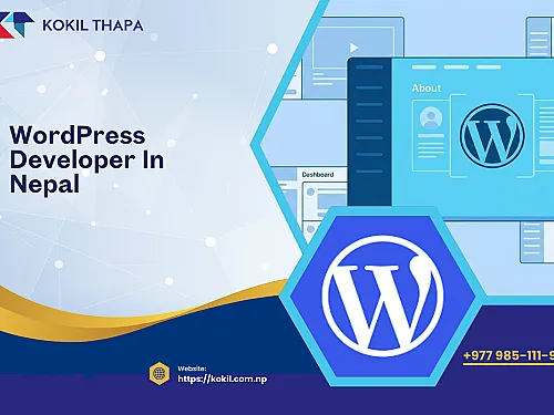 WordPress Developer in Nepal 2026 &mdash; Hire, Costs & What to Expect &mdash; Blog Thumbnail